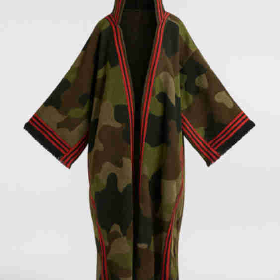 Crimson Camo Kimono