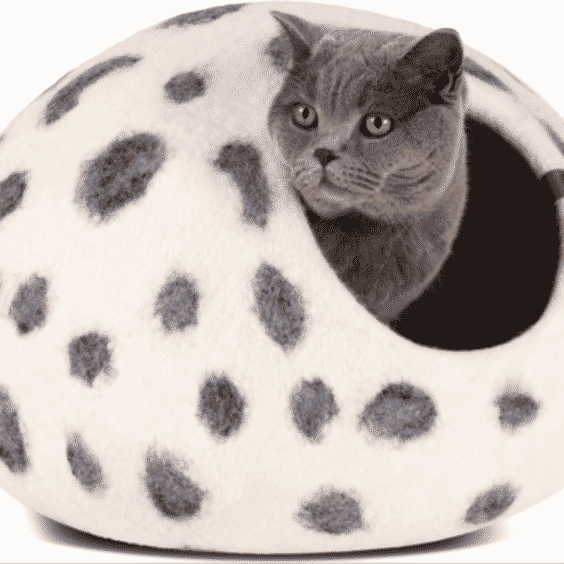 Meowfia Premium Felt Cat Cave Bed, Medium