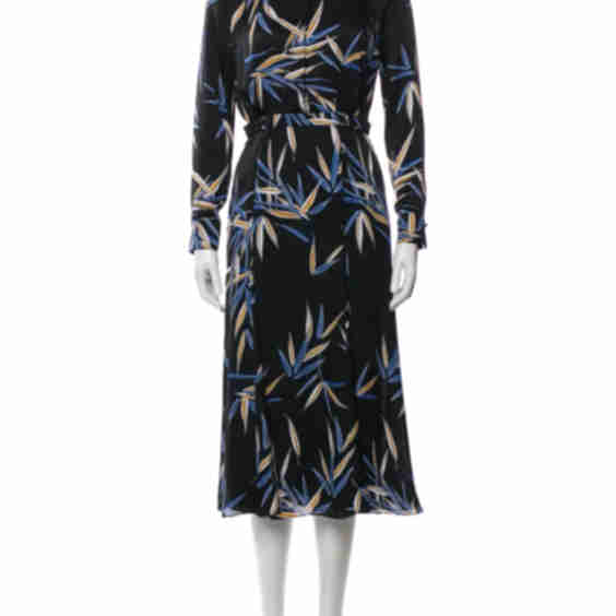 Printed Long Dress (Pre-Owned)