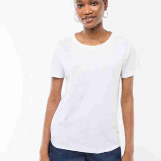 Basic Short-Sleeved Crew Neck T-Shirt