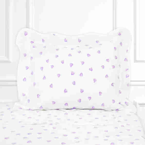 Coeurs Lavender Bed Linens