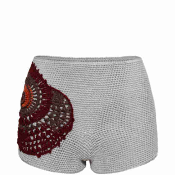 Crochet Panel Shorts
