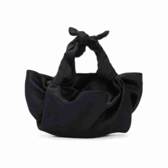 Satin Knot Ascot Handbag