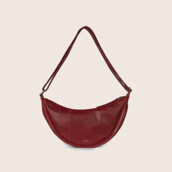 Leather Moon Sling Bag
