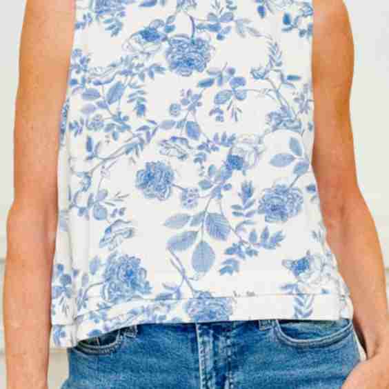 Field of Passion Floral Top 