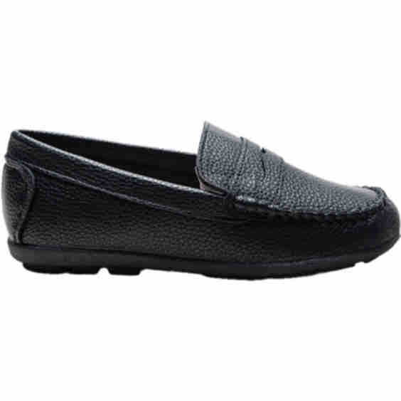 Faux Leather Penny Loafers