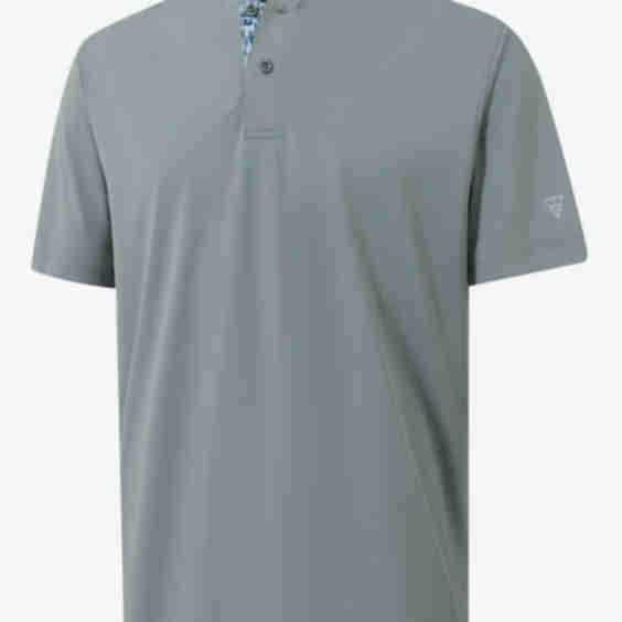 Moisture-Wicking Short Sleeve Henley Shirt