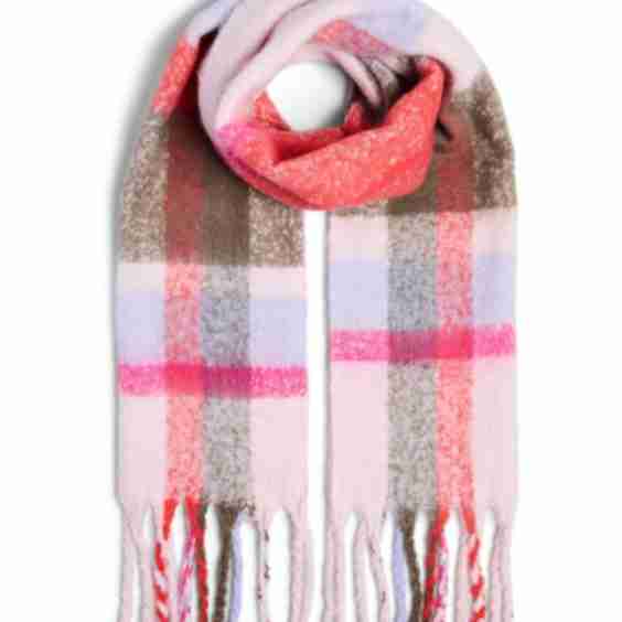 Check Long Scarf