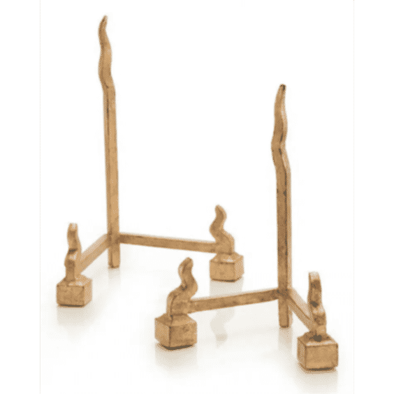 Set Of Two Forged Charger Stands