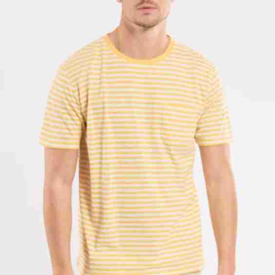 Striped T Shirt Cotton And Linen