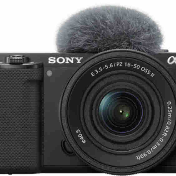 Alpha ZV-E10 - APS-C Interchangeable Lens Vlog Style Camera 24MP, 4K/30p