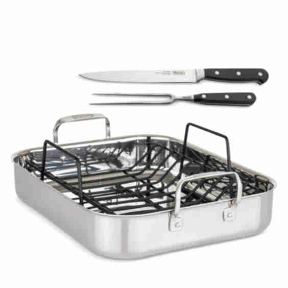 3 Ply Roasting Pan Carving Set