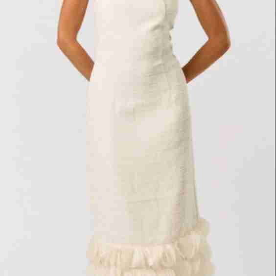 Leia Tweed Maxi Dress