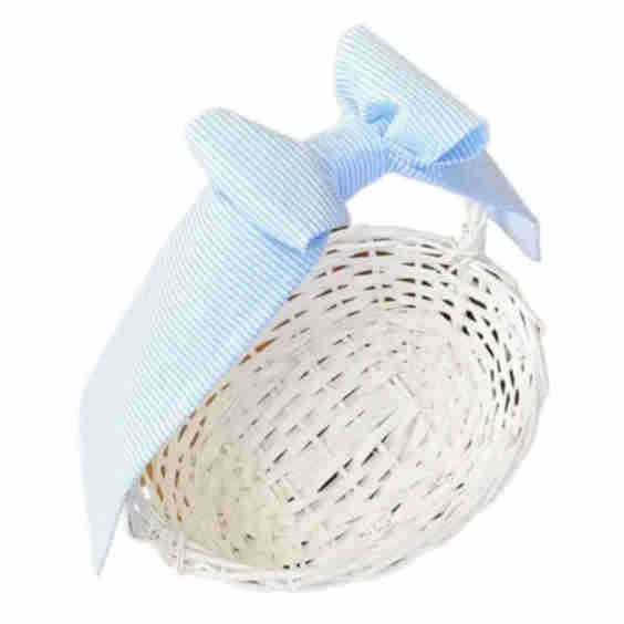Seersucker Basket Bow