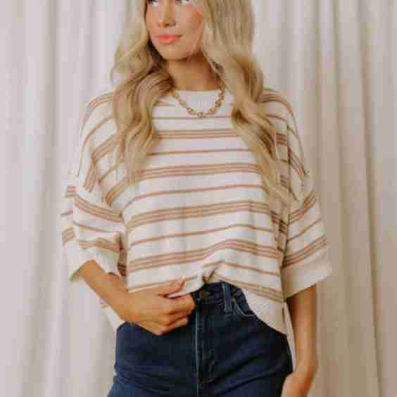 Modern Lines Knit Top