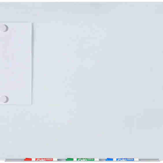 Magnetic Glass Dry-Erase Board Set