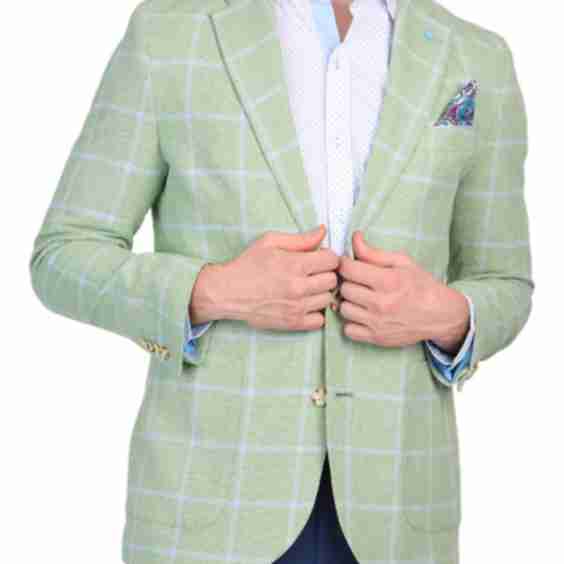 Yarn Dye Windowpane Sport Coat