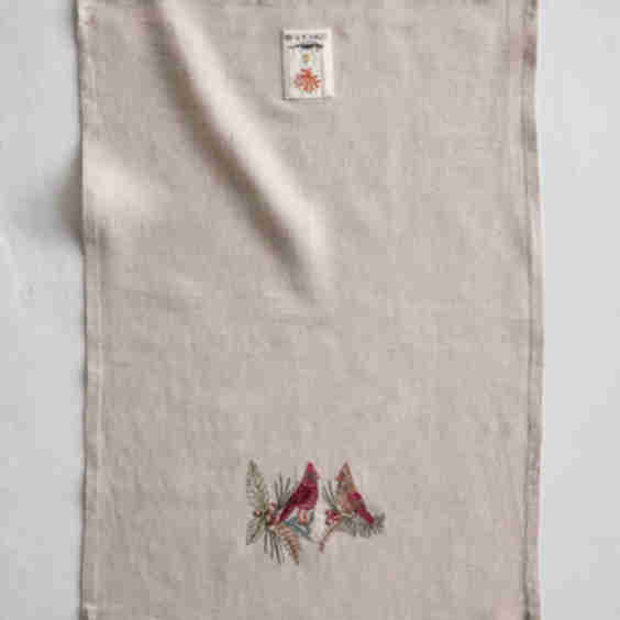Cardinals Dish Towel