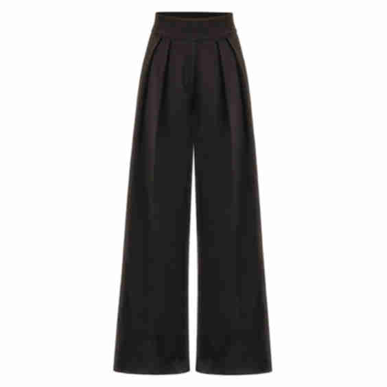 High-Waist Super Wide-Leg Trousers