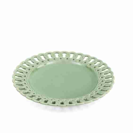 10.5in Porcelain Cut Out Platter