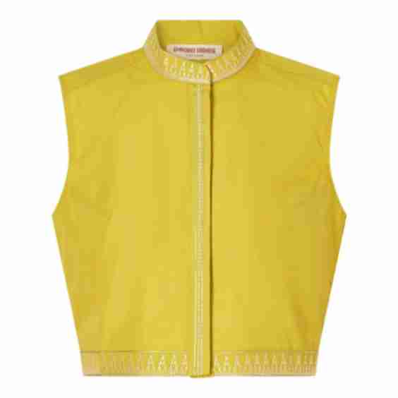 Andorra Top with Papyrus Embroidery