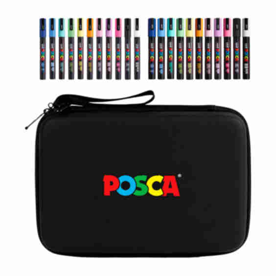 PC-5M & PC-3M Exclusive Special Edition Water-Based Paint Markers Set (22 Pack)