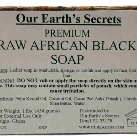 Premium Raw African Soap 1 Lbs.