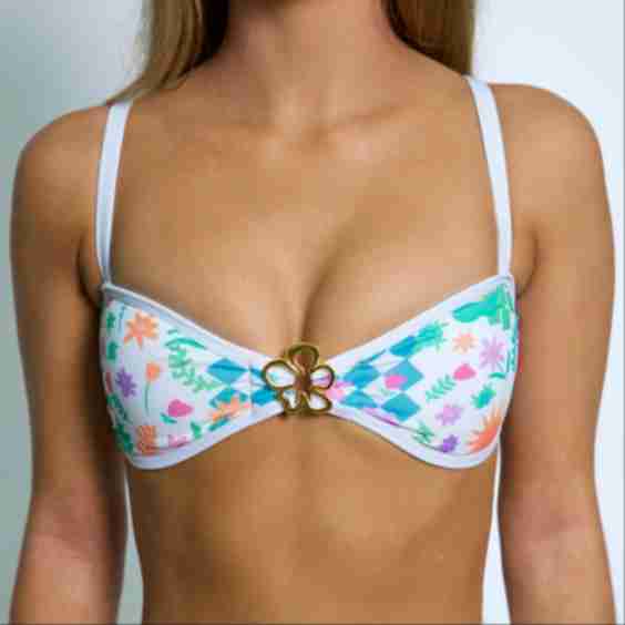 Heidi Flower Bikini Top