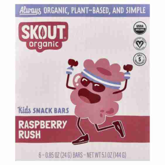 Kids Snack Bars, Raspberry Rush, 6 Bars