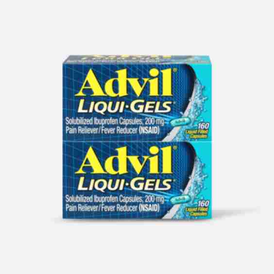 Pain Reliever Fever Reducer Liqui-Gels, 160 ct. (2-Pack)