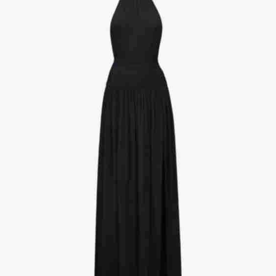 The Halter Slit Gown