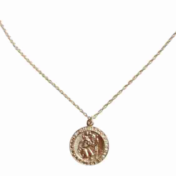 Bon Voyage Necklace - Saint Christopher Charm