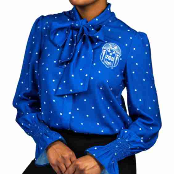 Zeta Polka Dot Blouse