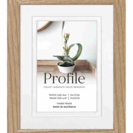 Timber Photo Frame 6x8"/4x6"