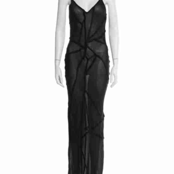 Silk Long Dress