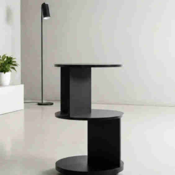 Swivel Round Side Table