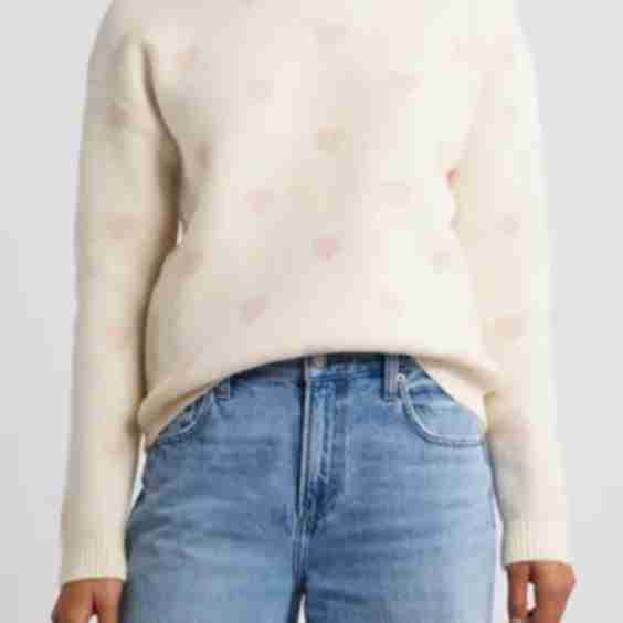 Hearts Jacquard Sweater