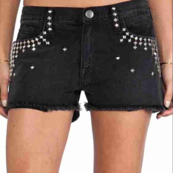 The Boyfriend Short with Studs