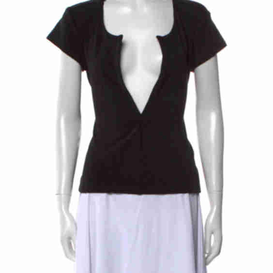 V-Neck Short Sleeve Top