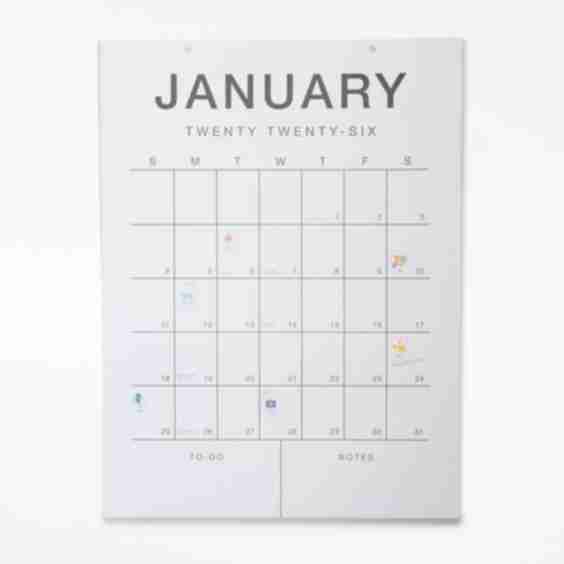 2026 12 Month Jumbo Calendar