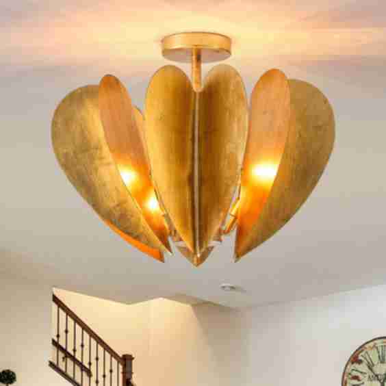 Elvira Semi-Flush Mount Light 19"