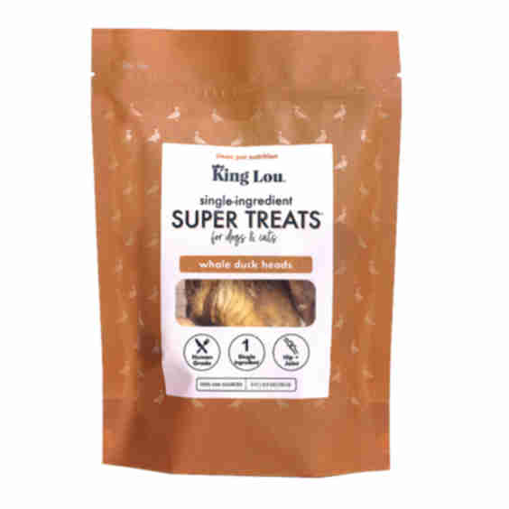 Whole Duck Heads Pet Treats 3-Count