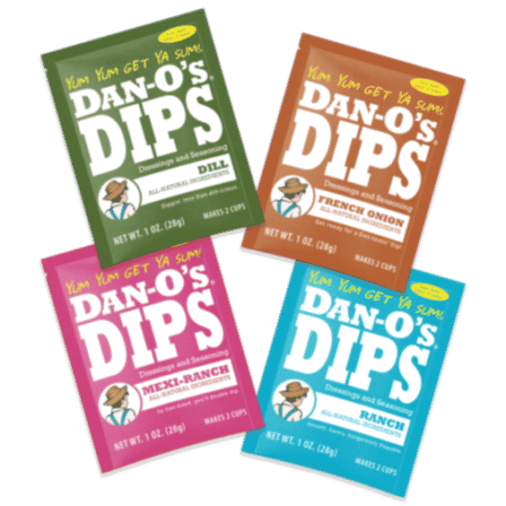 4 Dip Variety Pack – Dill, French Onion, Mexi-Ranch, Ranch