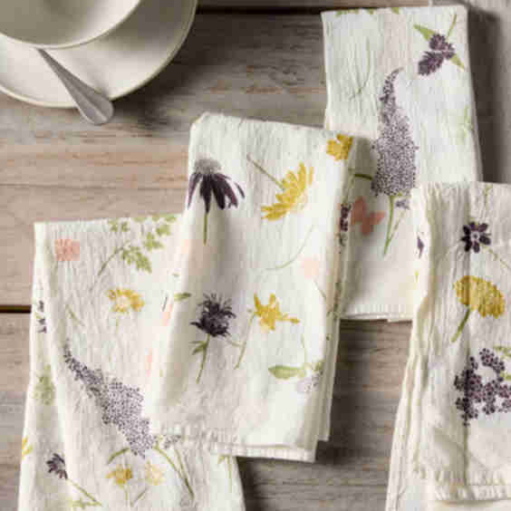 Butterfly Garden Napkins, Set of 4