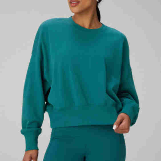 Year Round Terry Crew Neck Sweatshirt