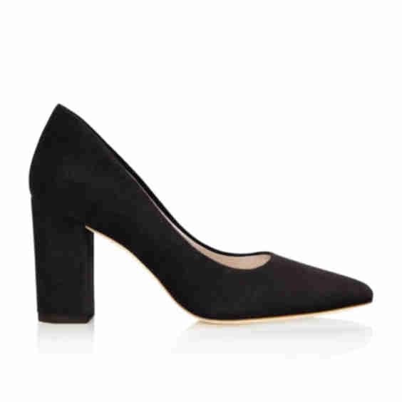 Josie Suede Mid Block Heels