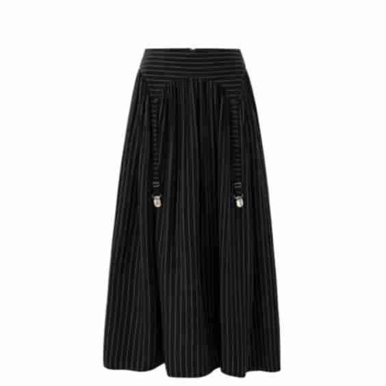 Garter Skirt Tencel Stripe 