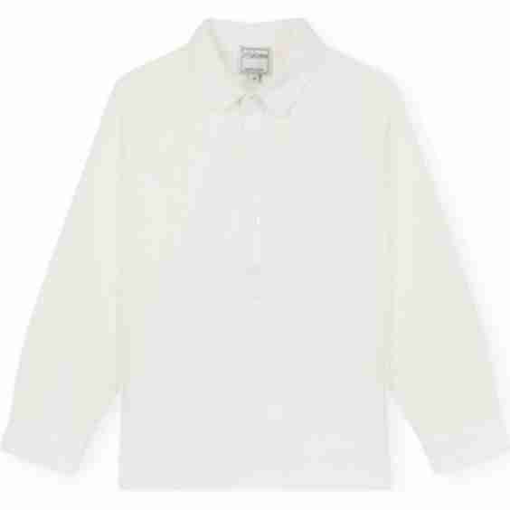 Linen Cotton Kaftan Shirt Off White