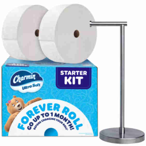 Forever Roll Starter Kit - 2 Rolls and Holder Stand