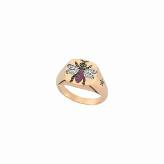 Diamond Pinky Ring